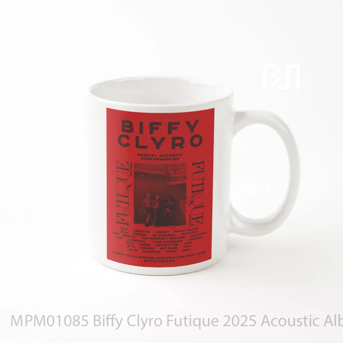 Mug Biffy Clyro Futique 2025 Acoustic Album Release Tour MPM01085