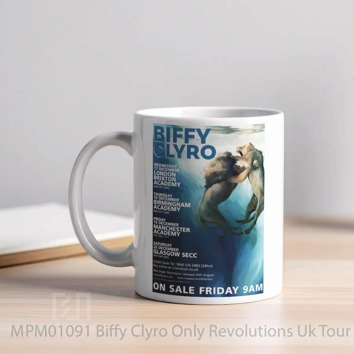Mug Biffy Clyro Only Revolutions Uk Tour 2008 MPM01091 - All-side / Desain