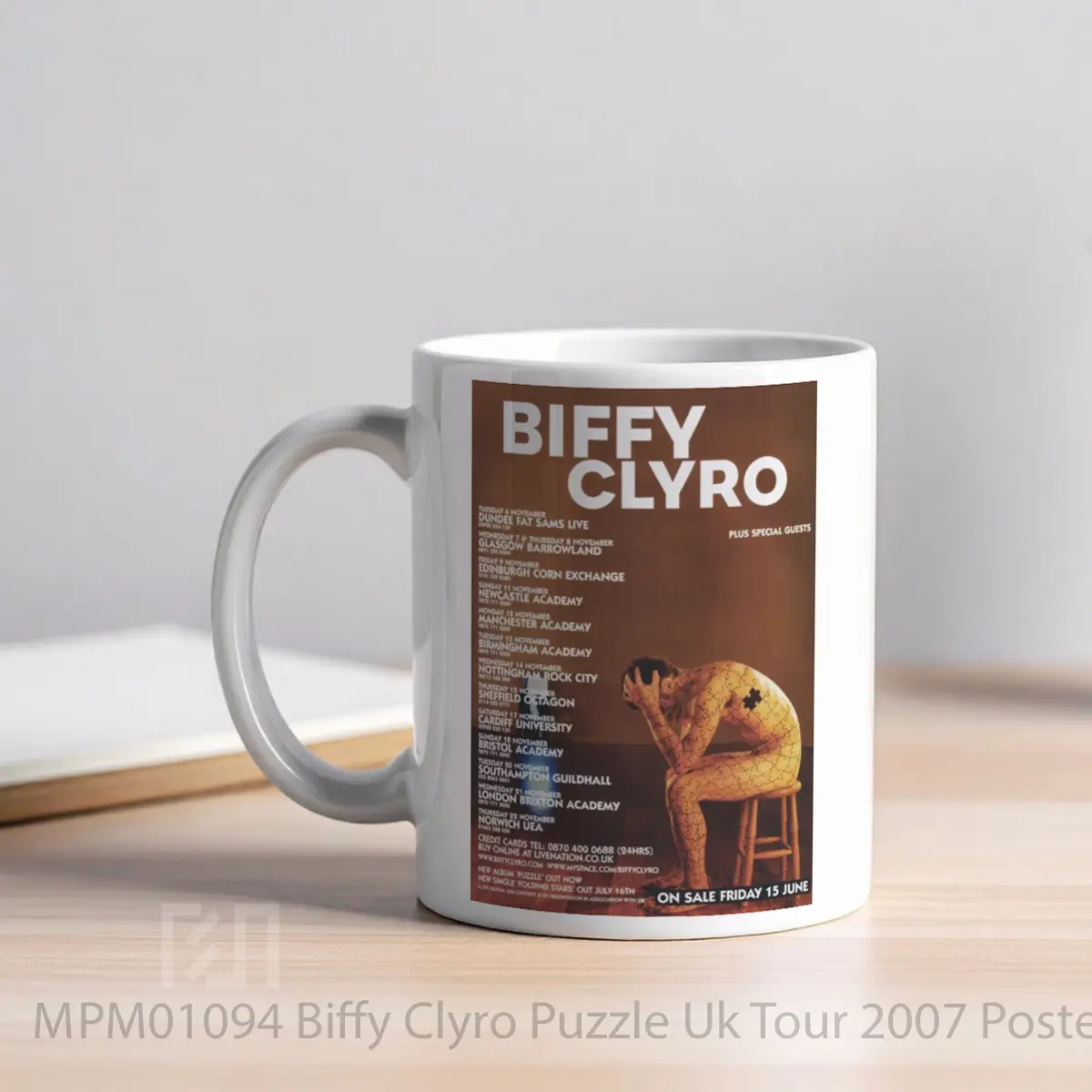 Mug Biffy Clyro Puzzle Uk Tour 2007 MPM01094 - All-side / Desain