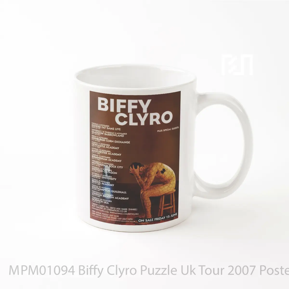 Mug Biffy Clyro Puzzle Uk Tour 2007 MPM01094