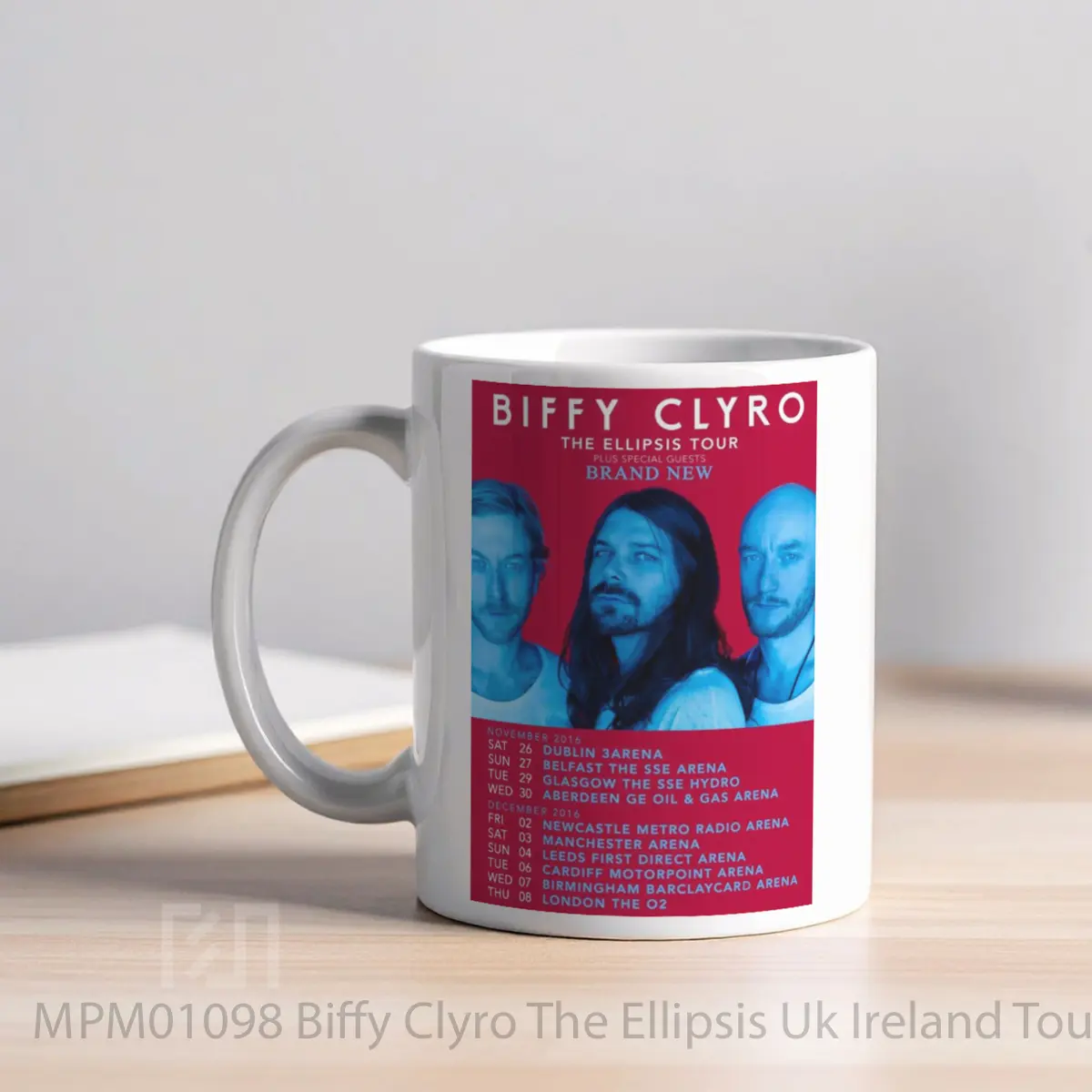 Mug Biffy Clyro The Ellipsis Uk Ireland Tour 2016 MPM01098 - All-side / Desain