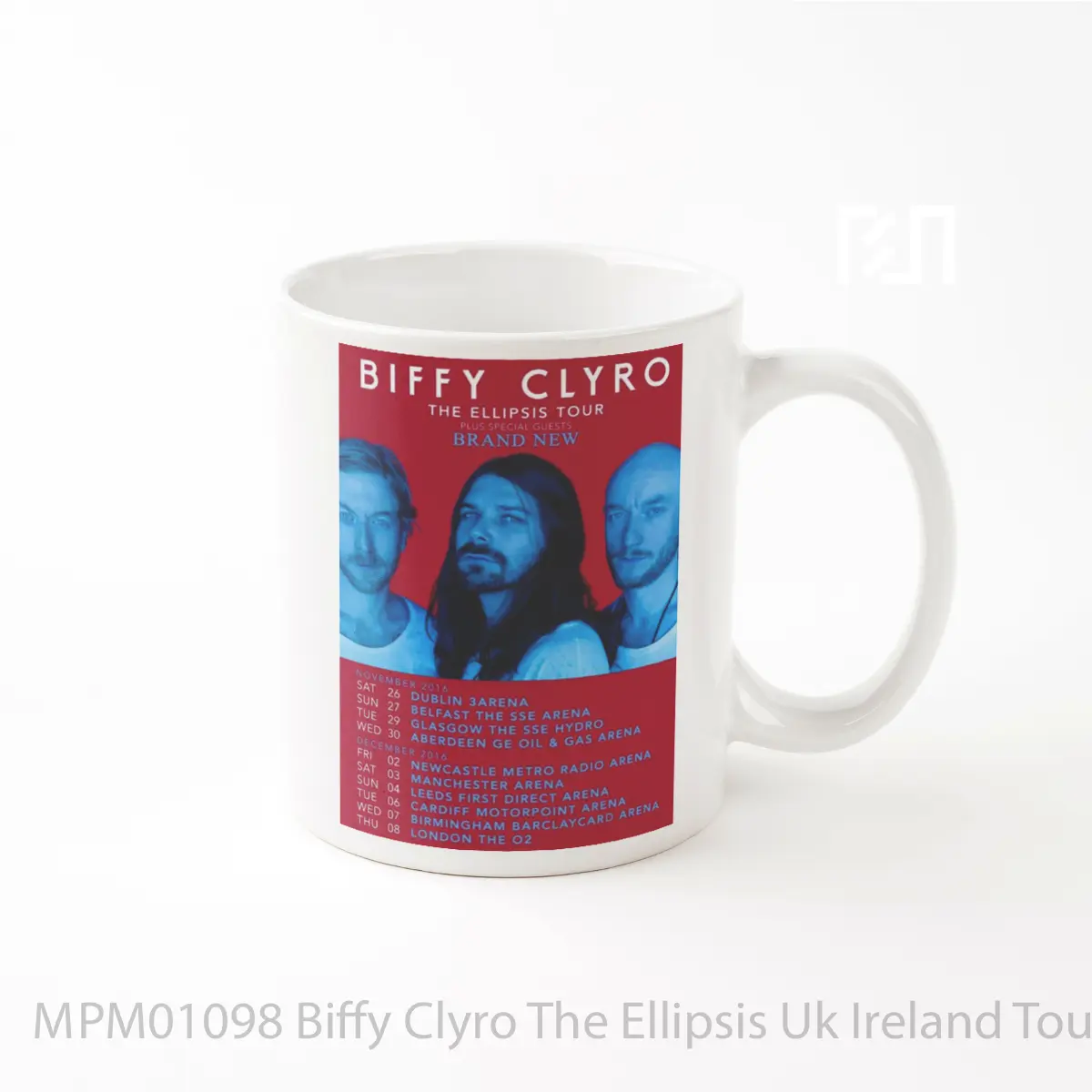 Mug Biffy Clyro The Ellipsis Uk Ireland Tour 2016 MPM01098