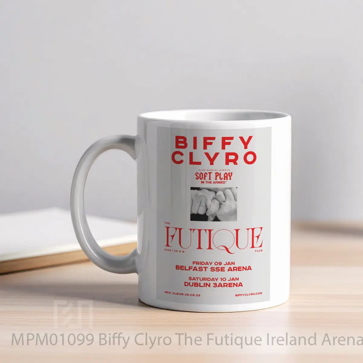 Mug Biffy Clyro The Futique Ireland Arena Tour 2026 Dublin MPM01099 - All-side / Desain