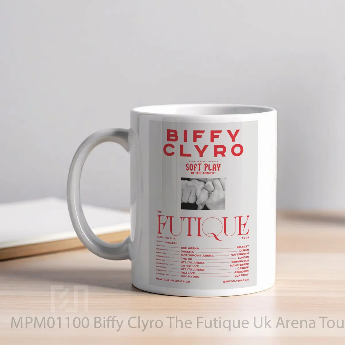 Mug Biffy Clyro The Futique Uk Arena Tour 2026 MPM01100 - All-side / Desain