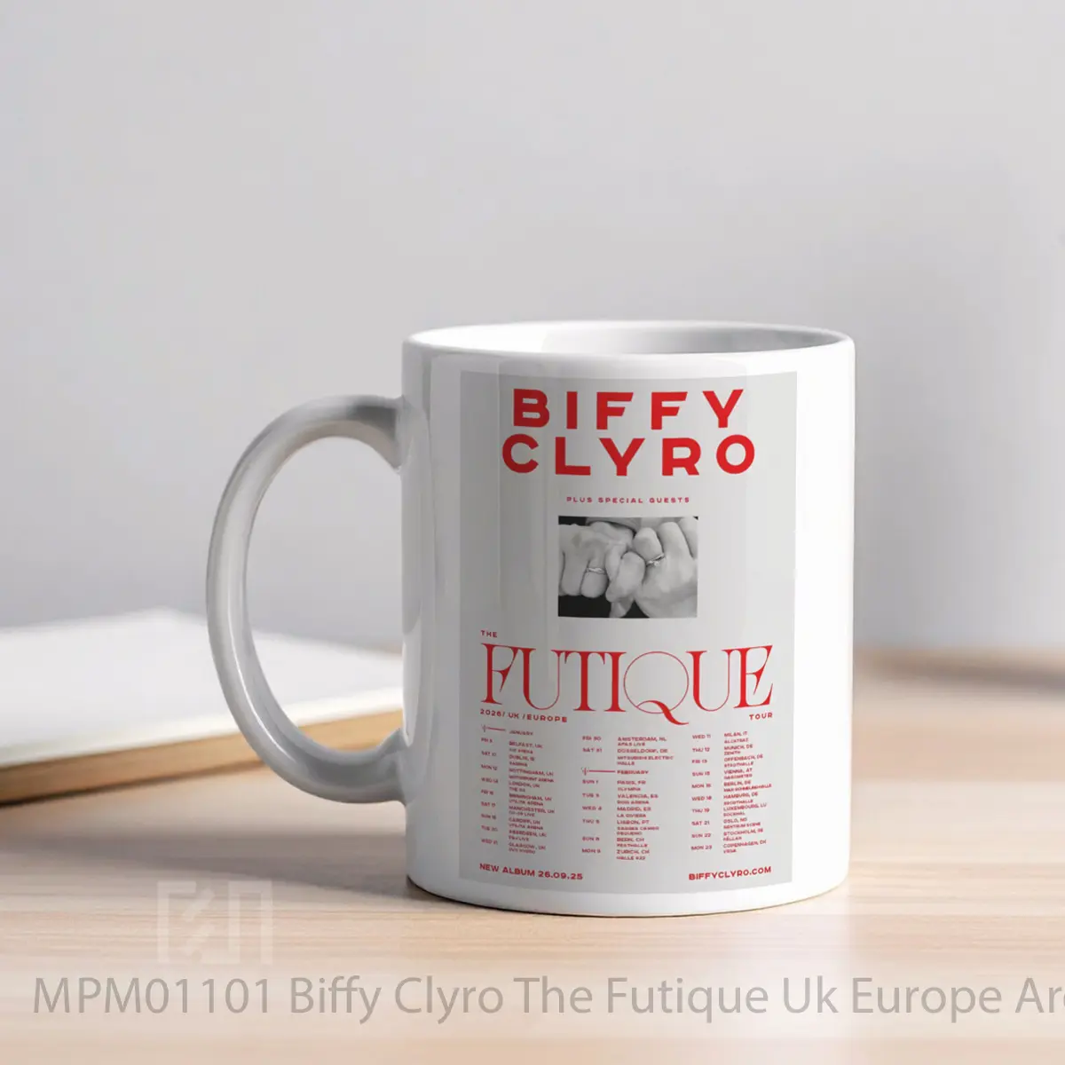 Mug Biffy Clyro The Futique Uk Europe Arena Tour 2026 MPM01101 - All-side / Desain