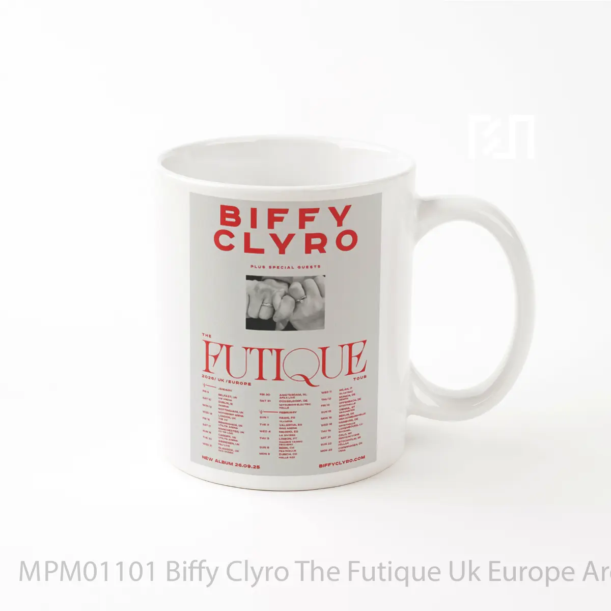 Mug Biffy Clyro The Futique Uk Europe Arena Tour 2026 MPM01101