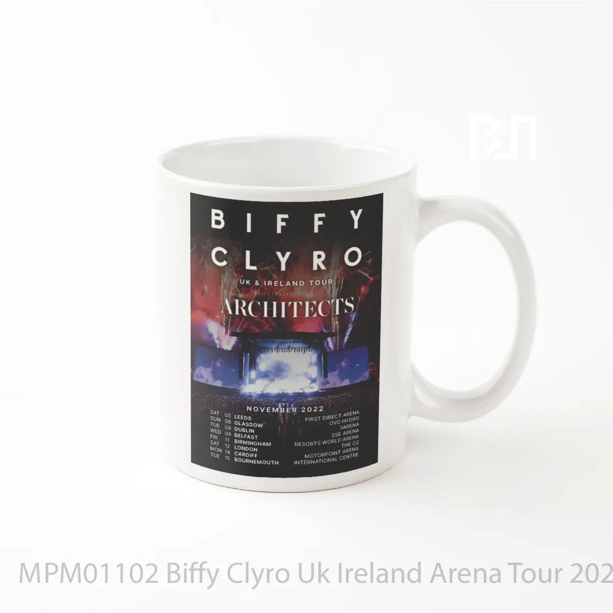 Mug Biffy Clyro Uk Ireland Arena Tour 2022 MPM01102
