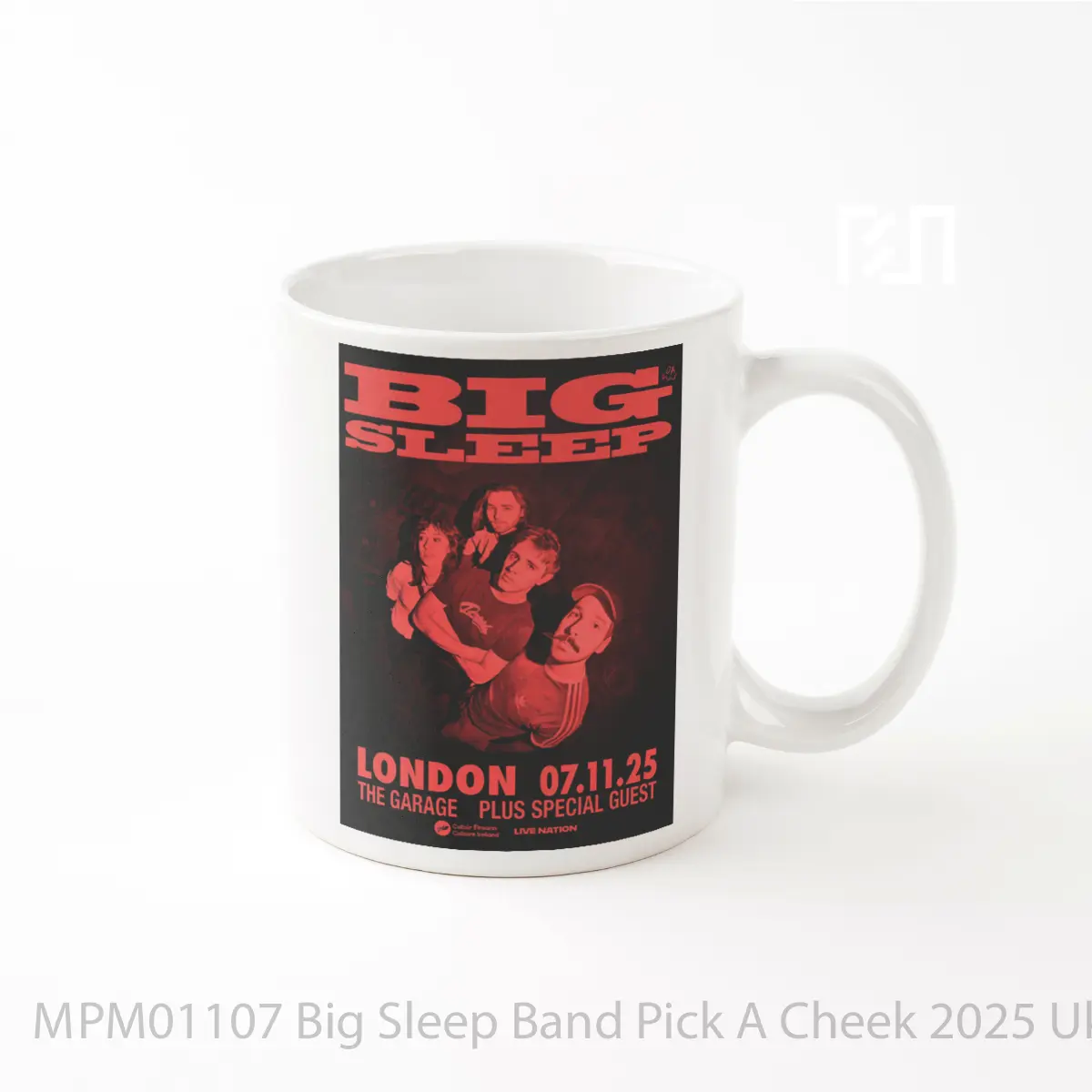 Mug Big Sleep Band Pick A Cheek 2025 Uk Tour MPM01107
