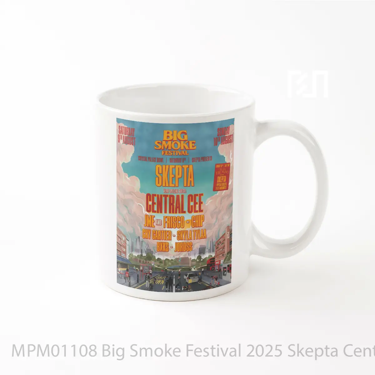 Mug Big Smoke Festival 2025 Skepta Central Cee London Crystal Palace Park MPM01108