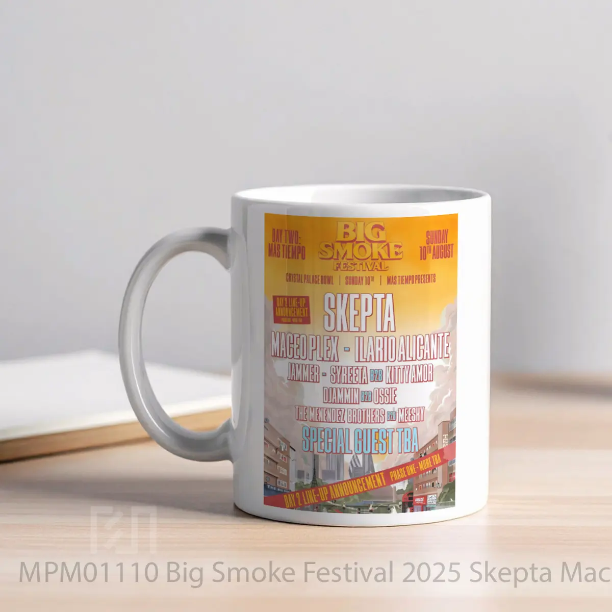 Mug Big Smoke Festival 2025 Skepta Maceo Plex MPM01110 - All-side / Desain