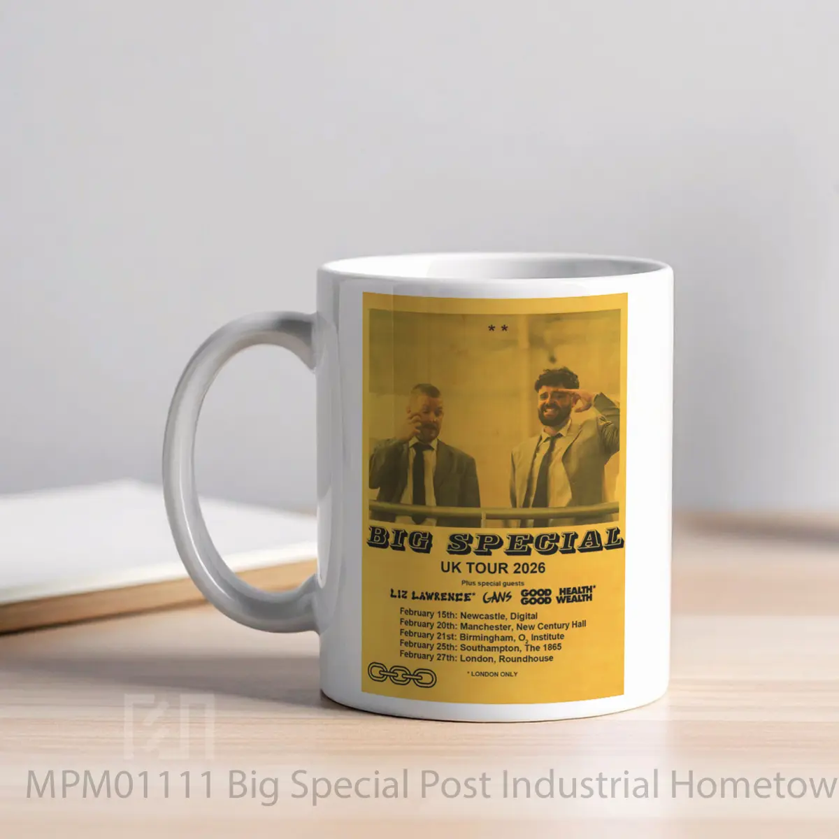 Mug Big Special Post Industrial Hometown Blues 2025 Uk Tour MPM01111 - All-side / Desain
