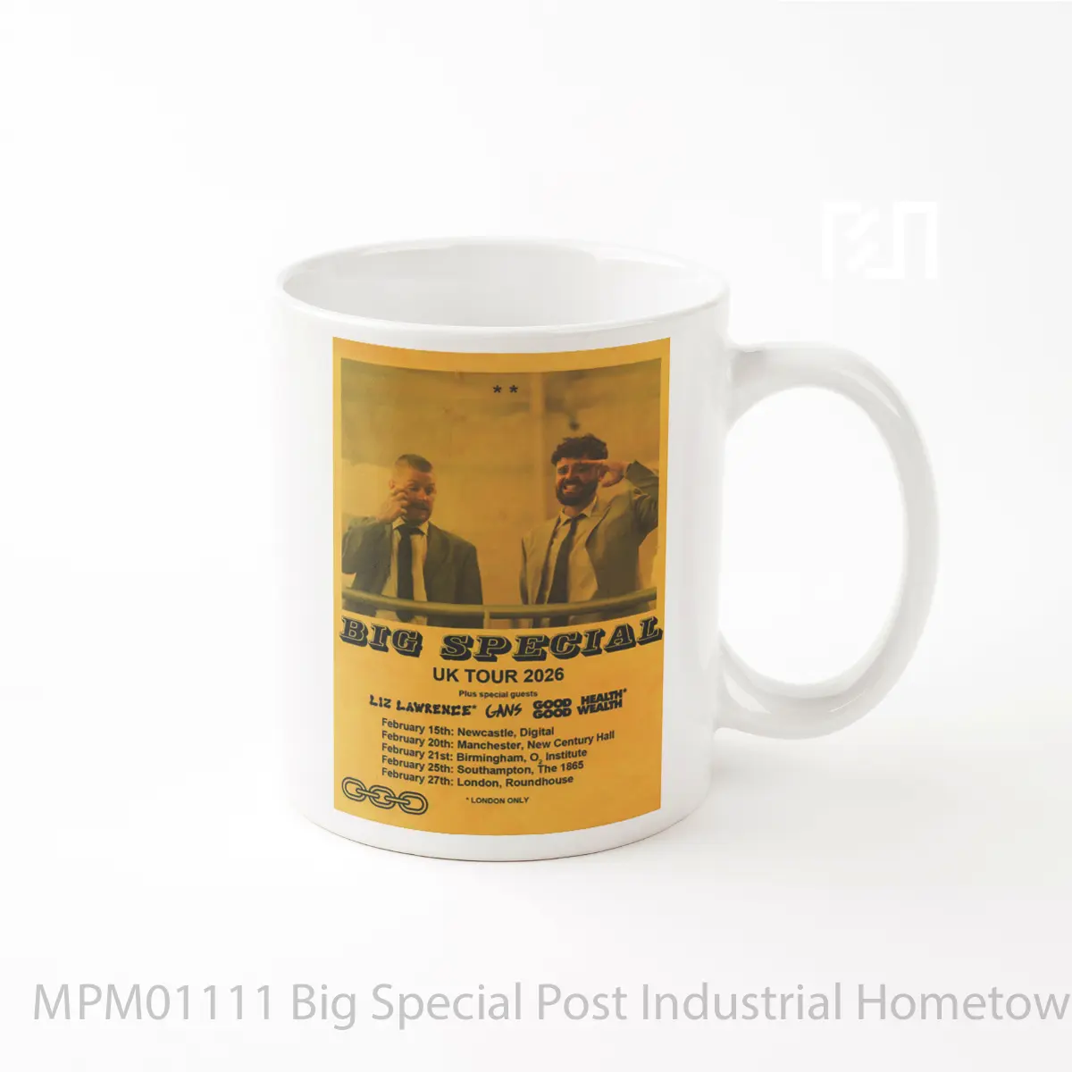 Mug Big Special Post Industrial Hometown Blues 2025 Uk Tour MPM01111
