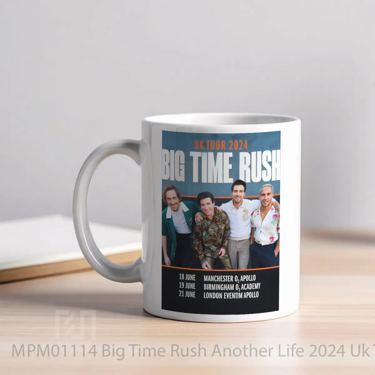Mug Big Time Rush Another Life 2024 Uk Tour MPM01114 - All-side / Desain