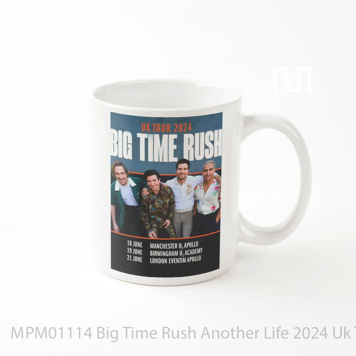 Mug Big Time Rush Another Life 2024 Uk Tour MPM01114