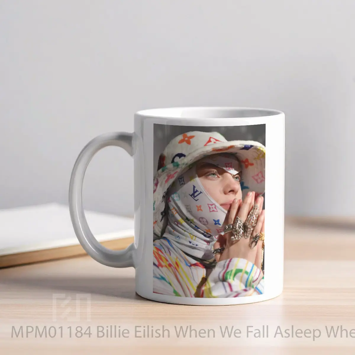 Mug Billie Eilish When We Fall Asleep Where Do We Go 2 1 MPM01184 - All-side / Desain