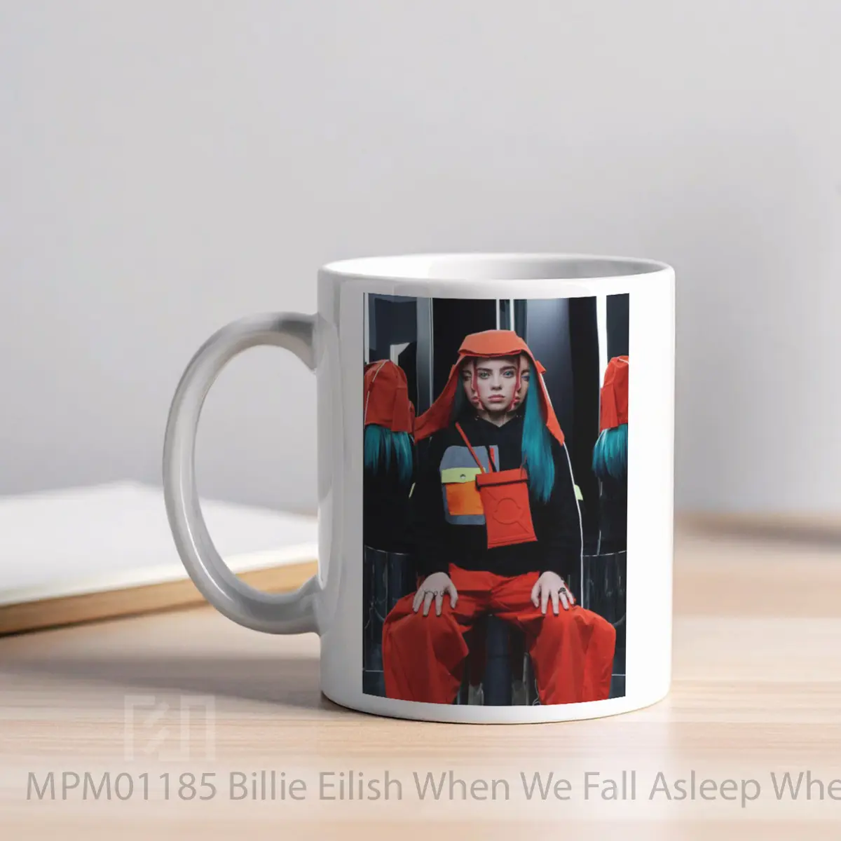 Mug Billie Eilish When We Fall Asleep Where Do We Go 2 2 MPM01185 - All-side / Desain