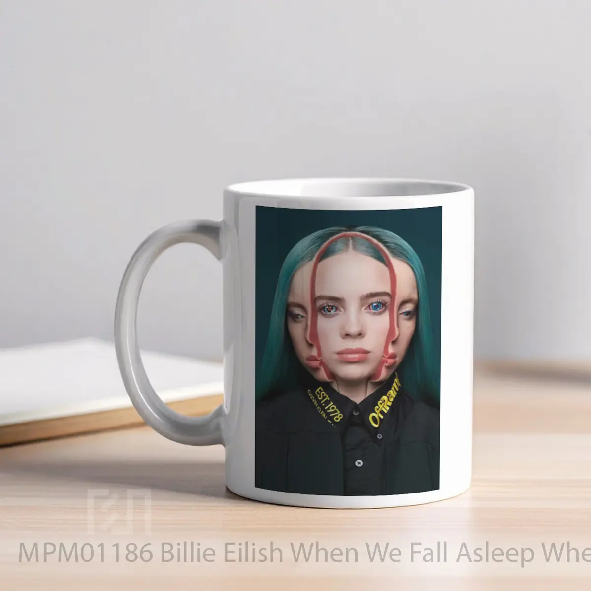 Mug Billie Eilish When We Fall Asleep Where Do We Go 2 MPM01186 - All-side / Desain