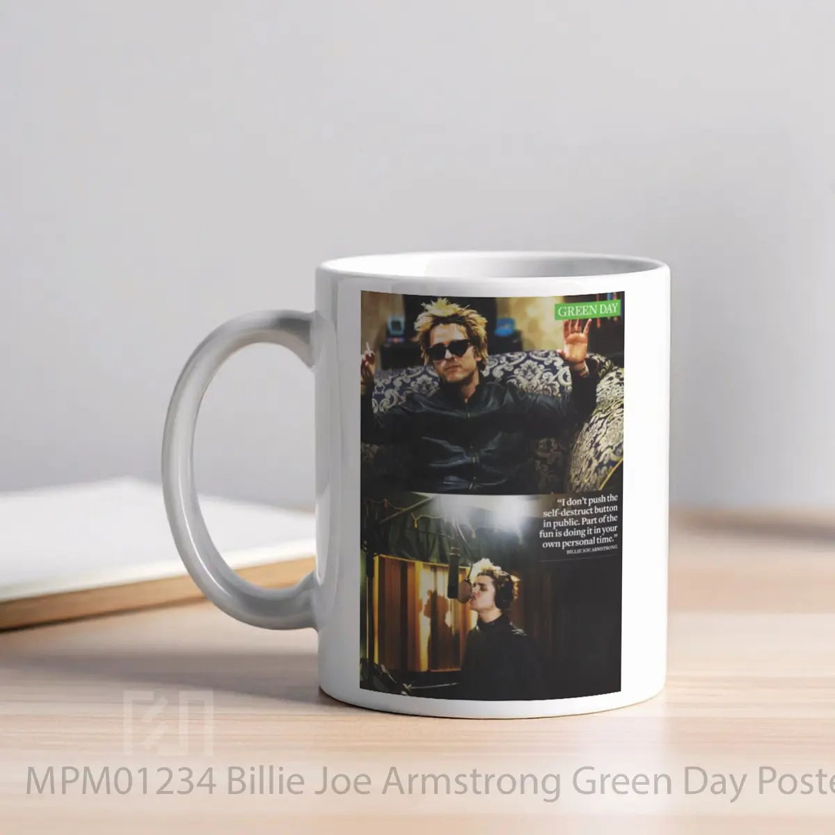 Mug Billie Joe Armstrong Green Day MPM01234 - All-side / Desain