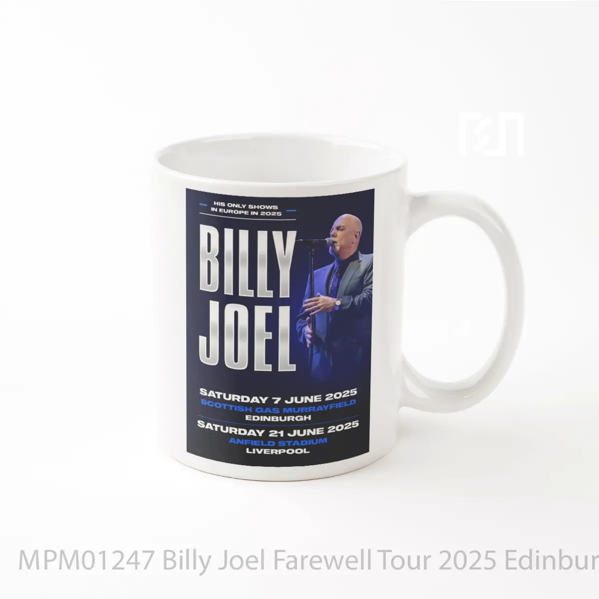 Mug Billy Joel Farewell Tour 2025 Edinburgh Murrayfield MPM01247