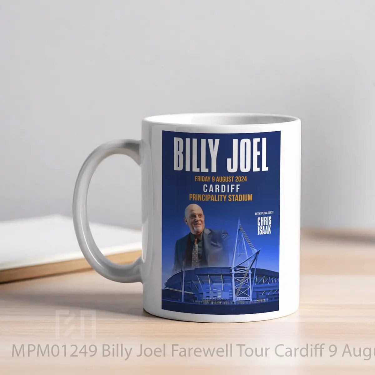 Mug Billy Joel Farewell Tour Cardiff 9 August 2024 MPM01249 - All-side / Desain