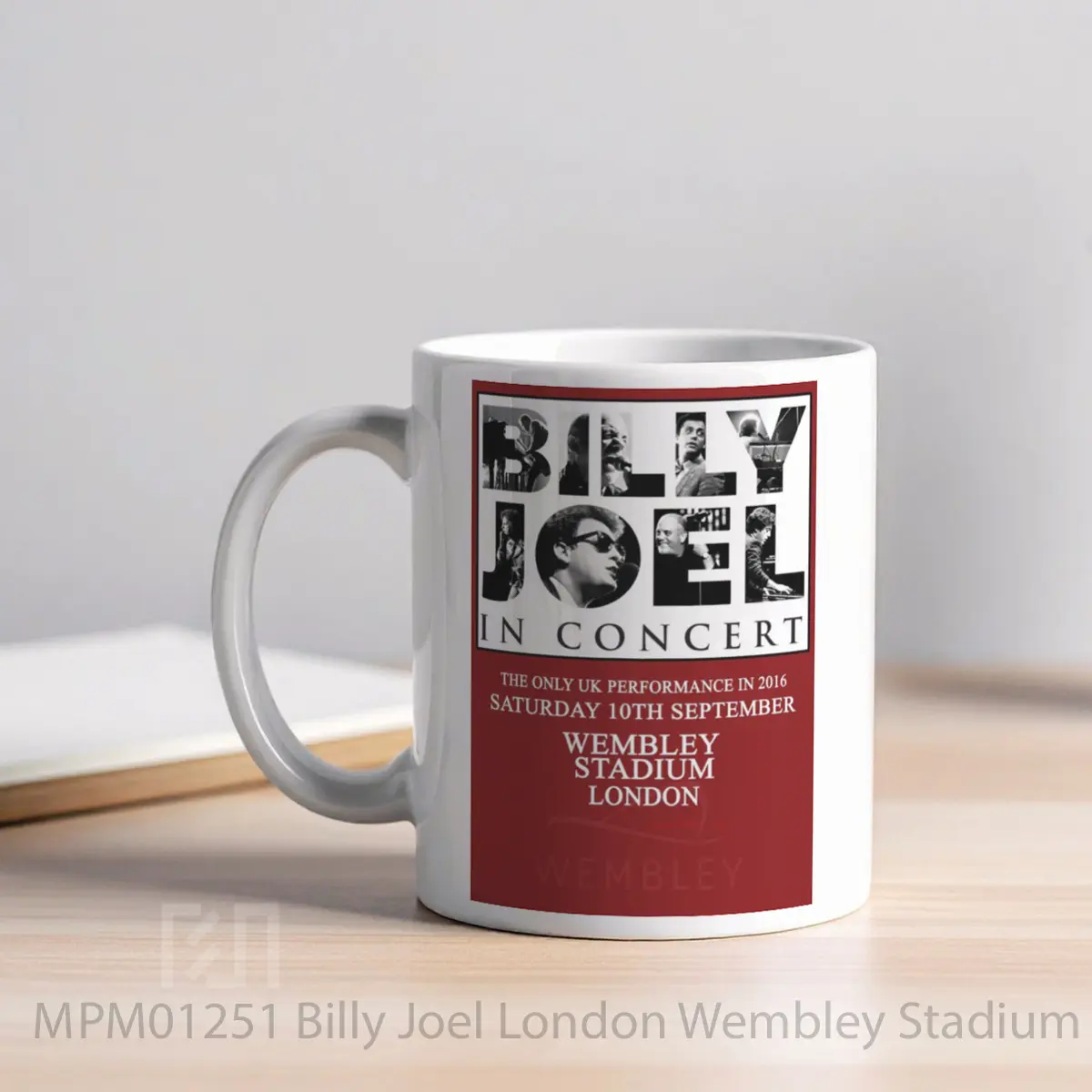 Mug Billy Joel London Wembley Stadium 10 September MPM01251 - All-side / Desain