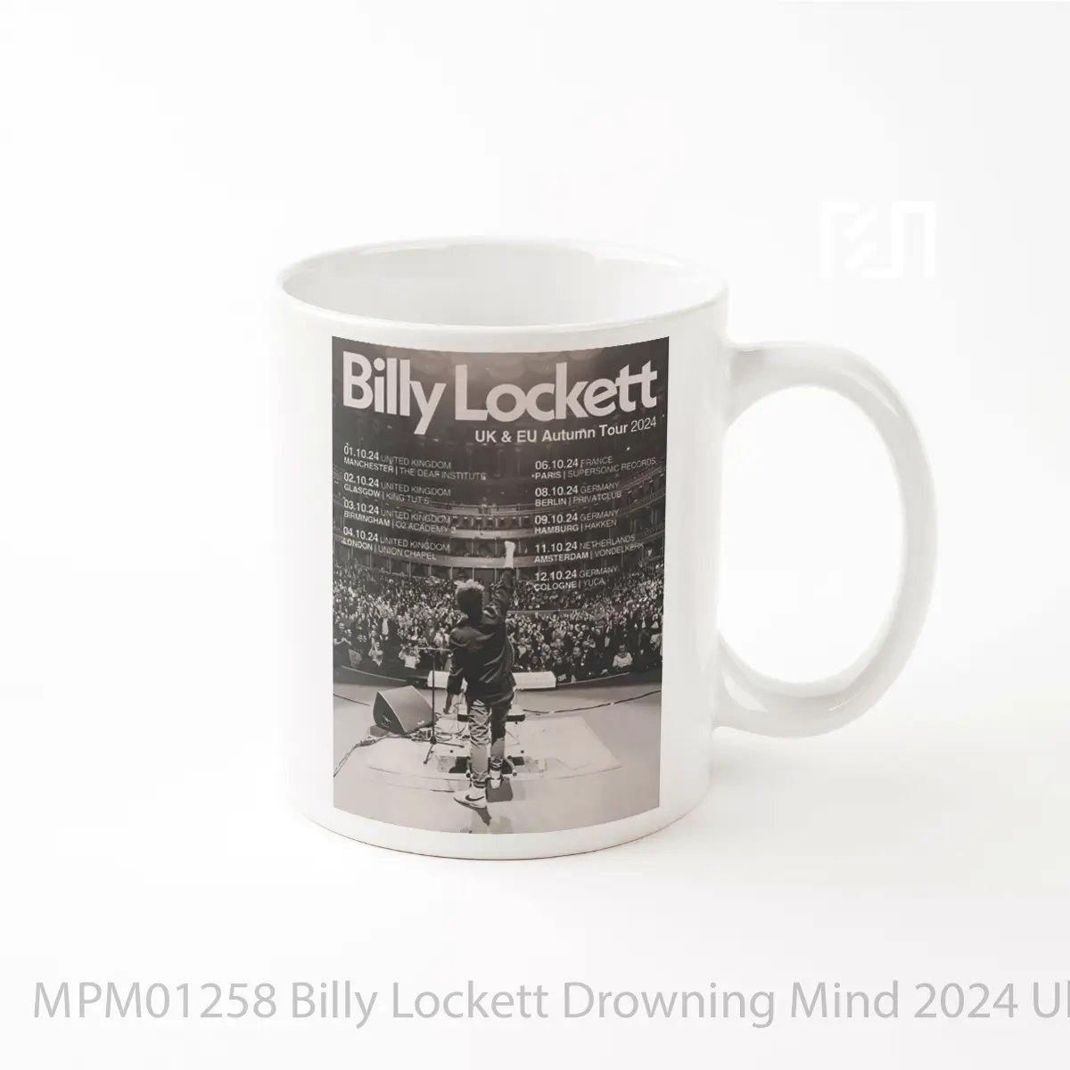 Mug Billy Lockett Drowning Mind 2024 Uk European Tou MPM01258