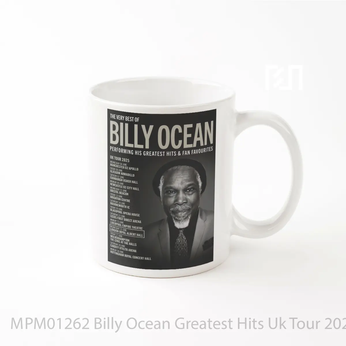 Mug Billy Ocean Greatest Hits Uk Tour 2025 MPM01262