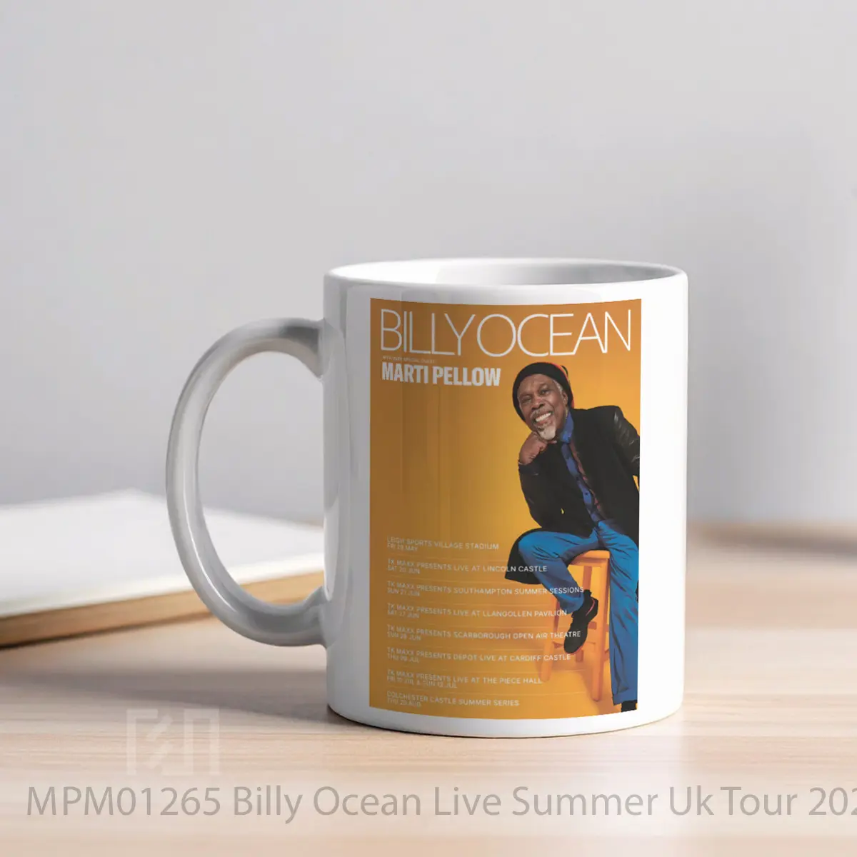 Mug Billy Ocean Live Summer Uk Tour 2026 MPM01265 - All-side / Desain