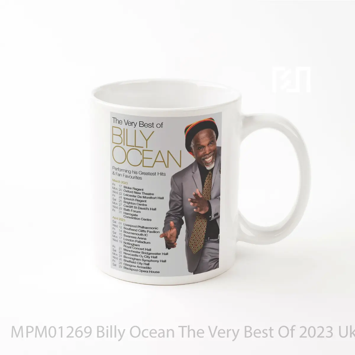Mug Billy Ocean The Very Best Of 2023 Uk Tour MPM01269