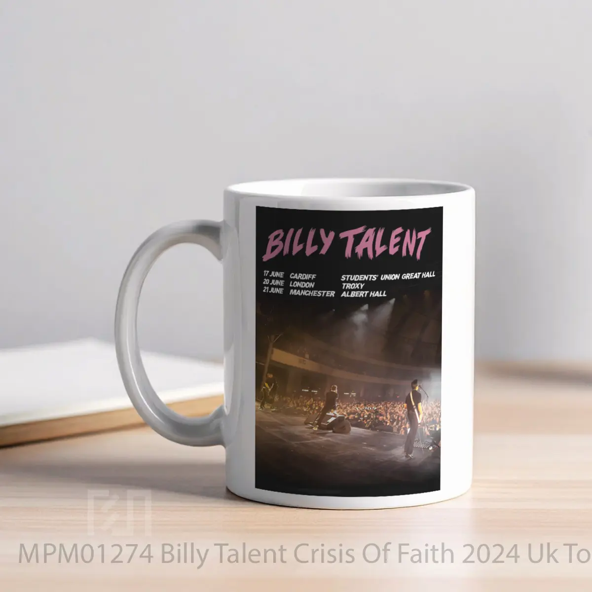 Mug Billy Talent Crisis Of Faith 2024 Uk Tour MPM01274 - All-side / Desain