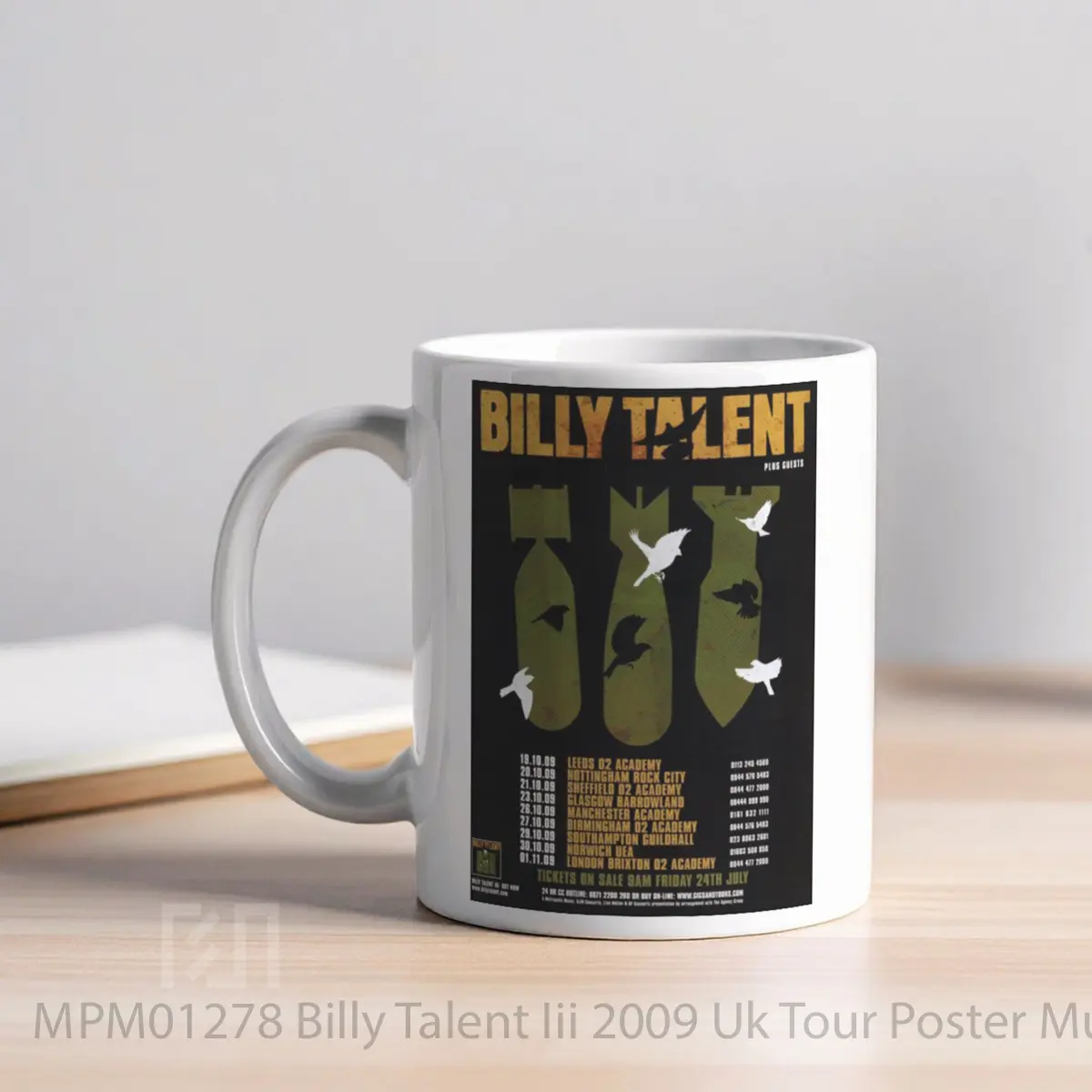 Mug Billy Talent Iii 2009 Uk Tour MPM01278 - All-side / Desain