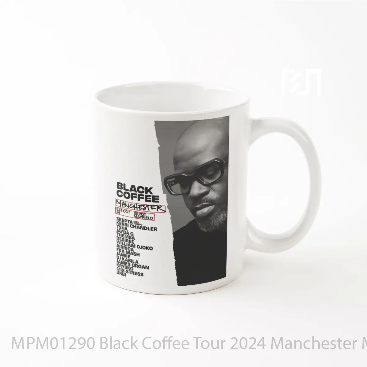 Mug Black Coffee Tour 2024 Manchester Mayfield Depot P MPM01290