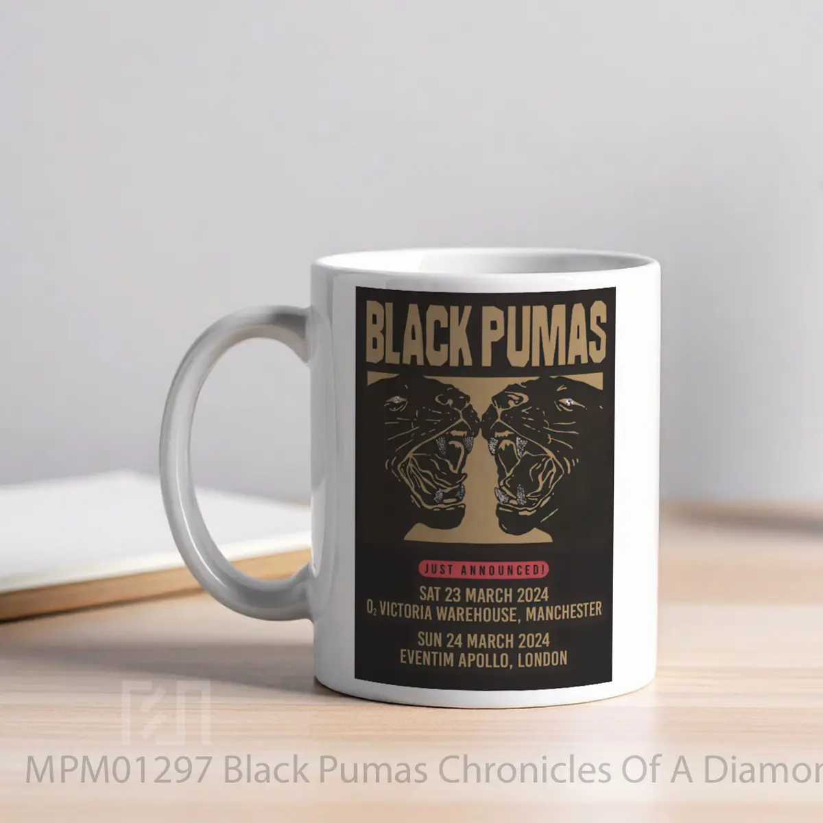 Mug Black Pumas Chronicles Of A Diamond Uk Tour 2024 MPM01297 - All-side / Desain