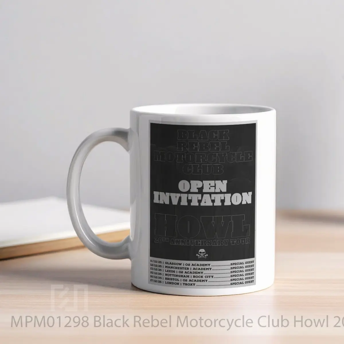 Mug Black Rebel Motorcycle Club Howl 20th Anniversary MPM01298 - All-side / Desain