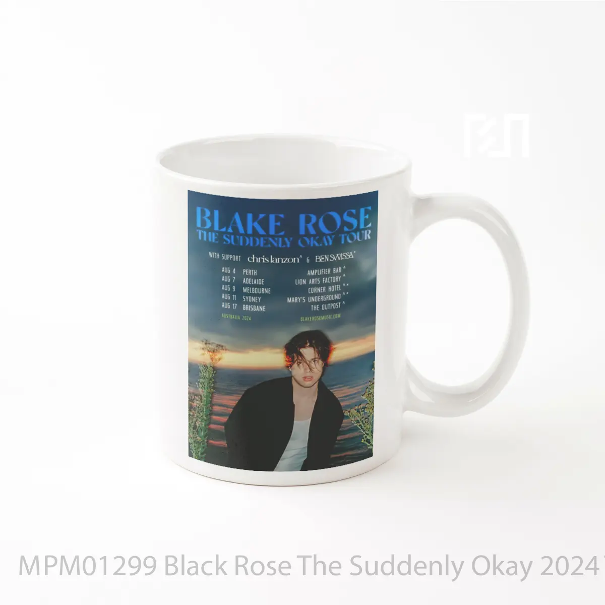 Mug Black Rose The Suddenly Okay 2024 Tour MPM01299