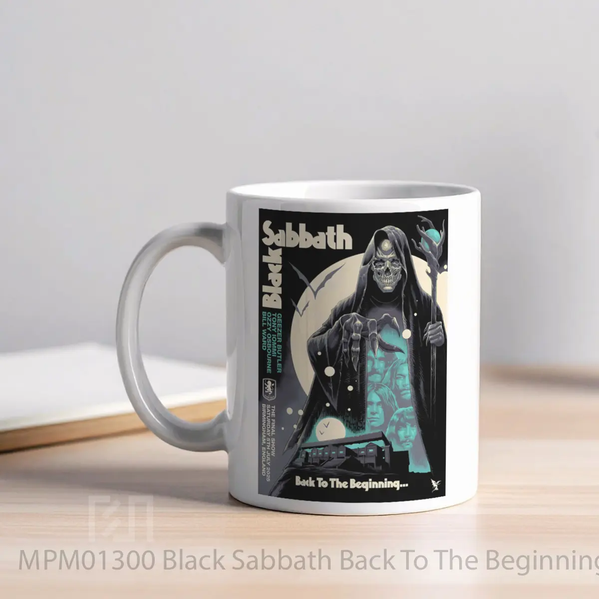 Mug Black Sabbath Back To The Beginning Birmingham Vip Night MPM01300 - All-side / Desain