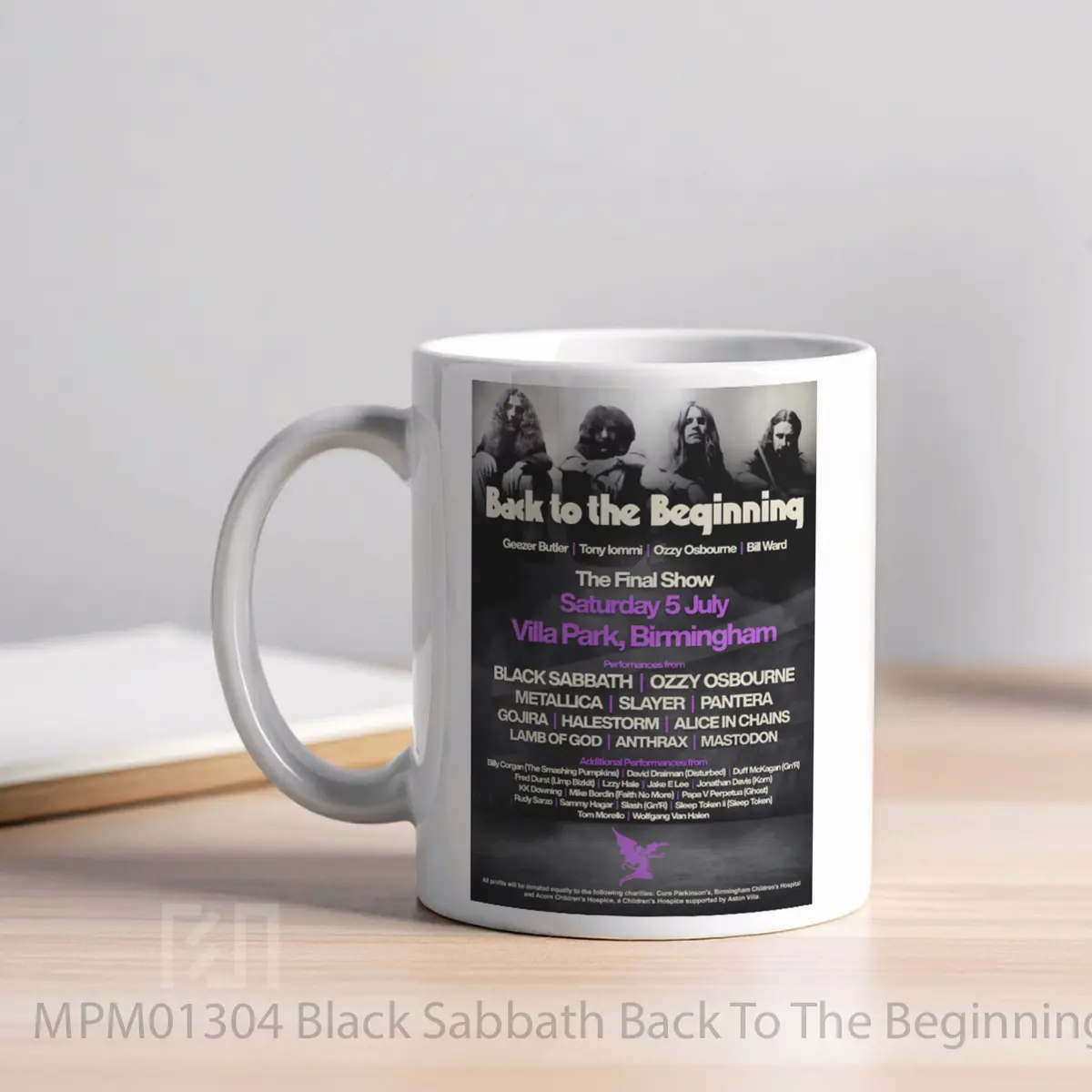 Mug Black Sabbath Back To The Beginning Tour 2025 MPM01304 - All-side / Desain