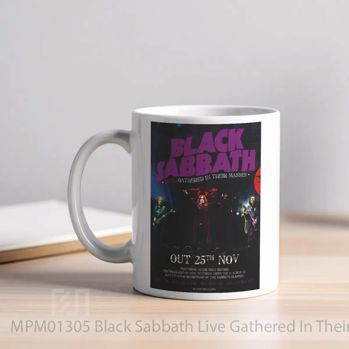 Mug Black Sabbath Live Gathered In Their Masses MPM01305 - All-side / Desain