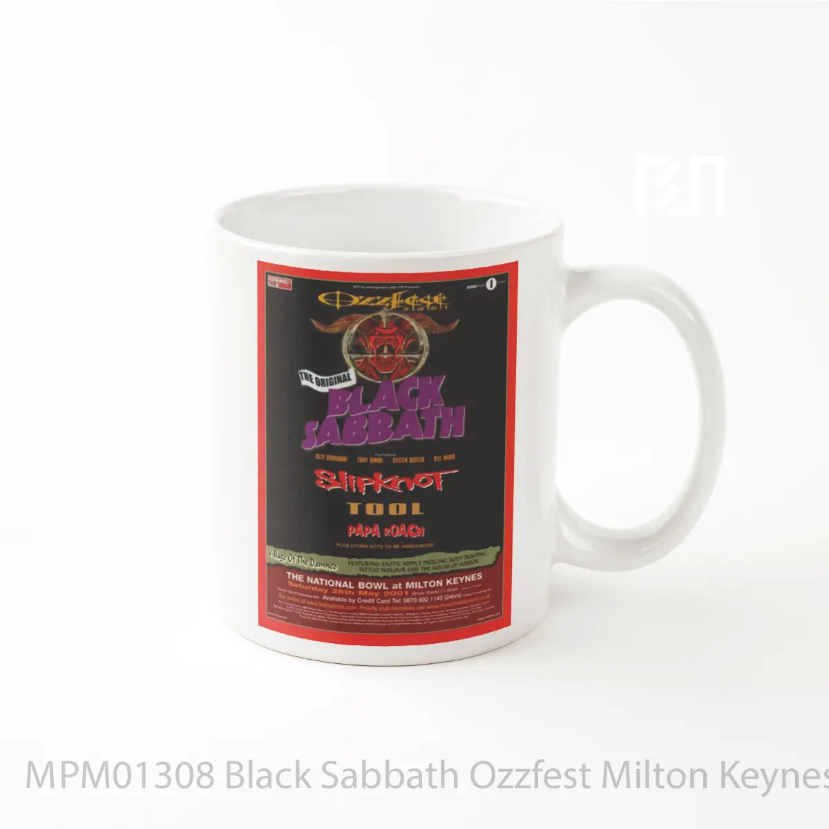 Mug Black Sabbath Ozzfest Milton Keynes Bowl 2001 MPM01308