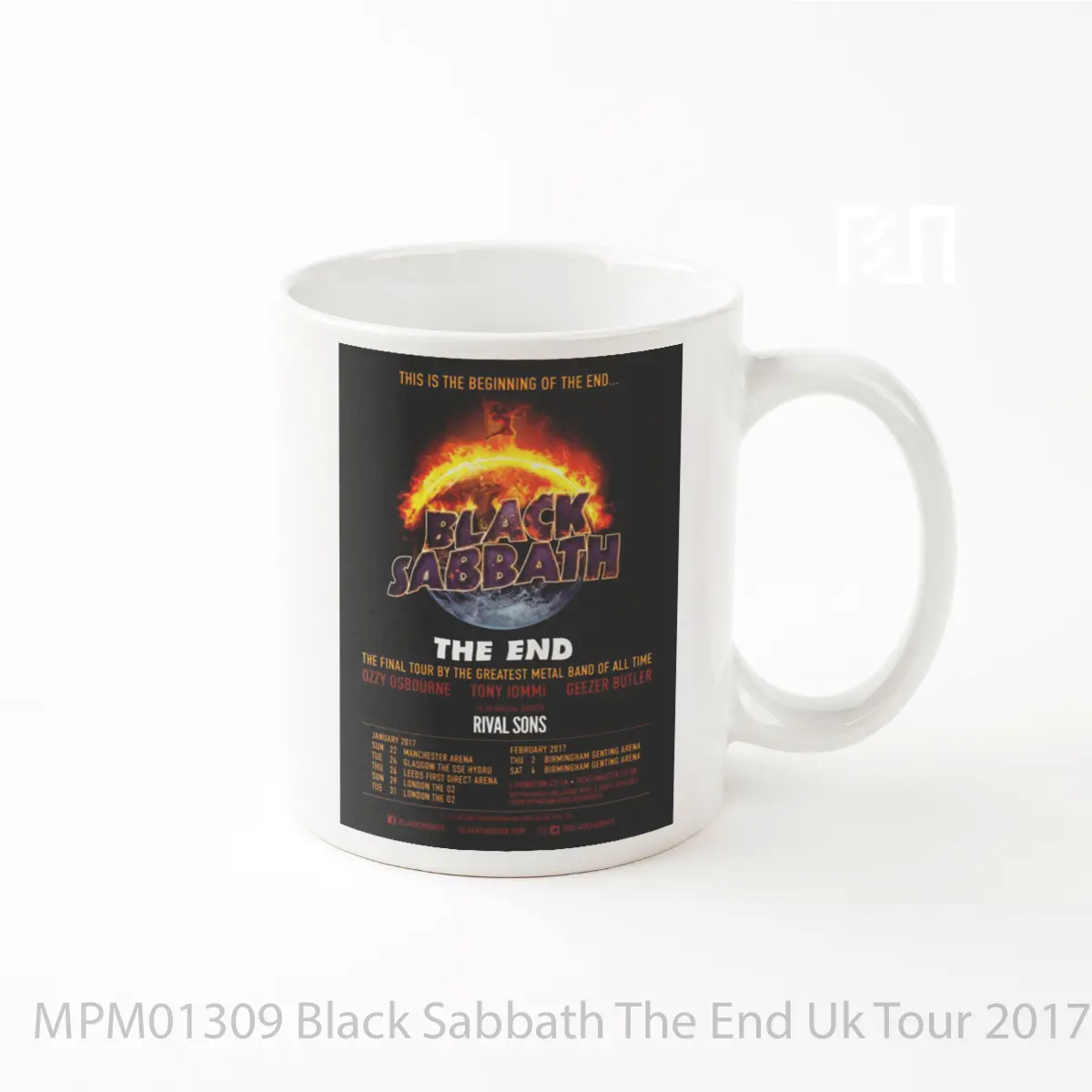 Mug Black Sabbath The End Uk Tour 2017 MPM01309