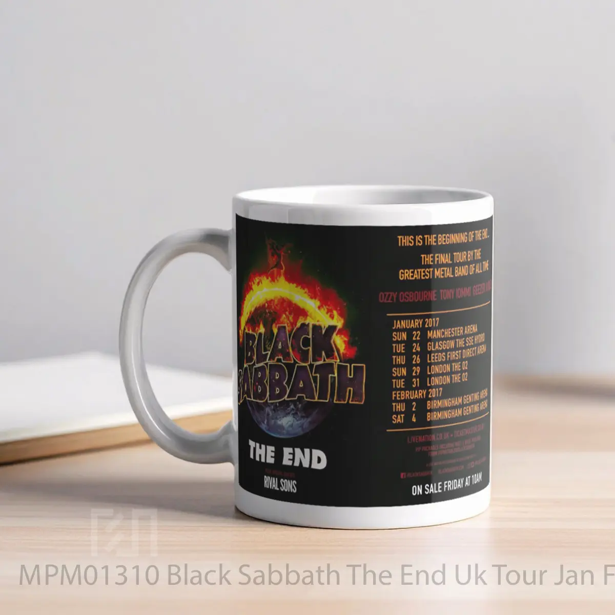 Mug Black Sabbath The End Uk Tour Jan Feb 2017 MPM01310 - All-side / Desain