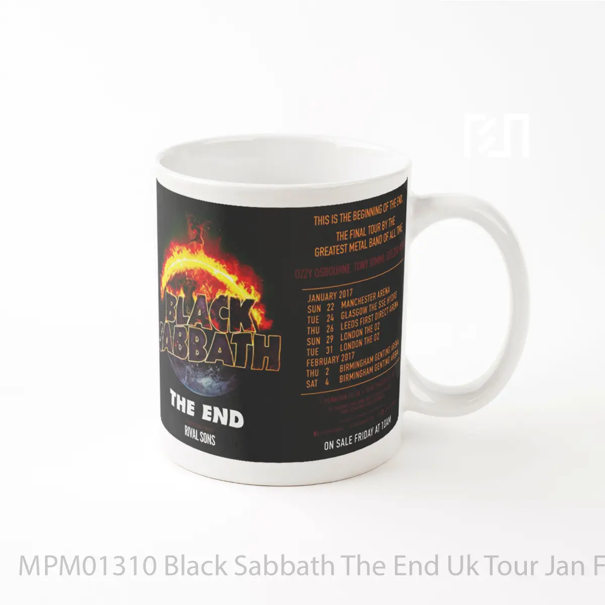 Mug Black Sabbath The End Uk Tour Jan Feb 2017 MPM01310