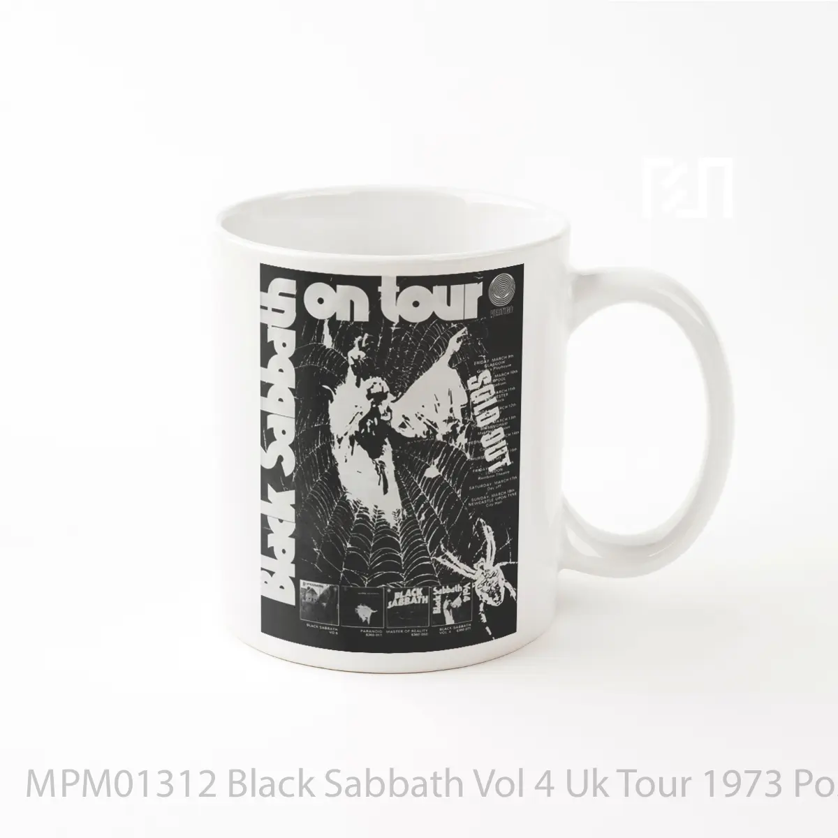 Mug Black Sabbath Vol 4 Uk Tour 1973 MPM01312