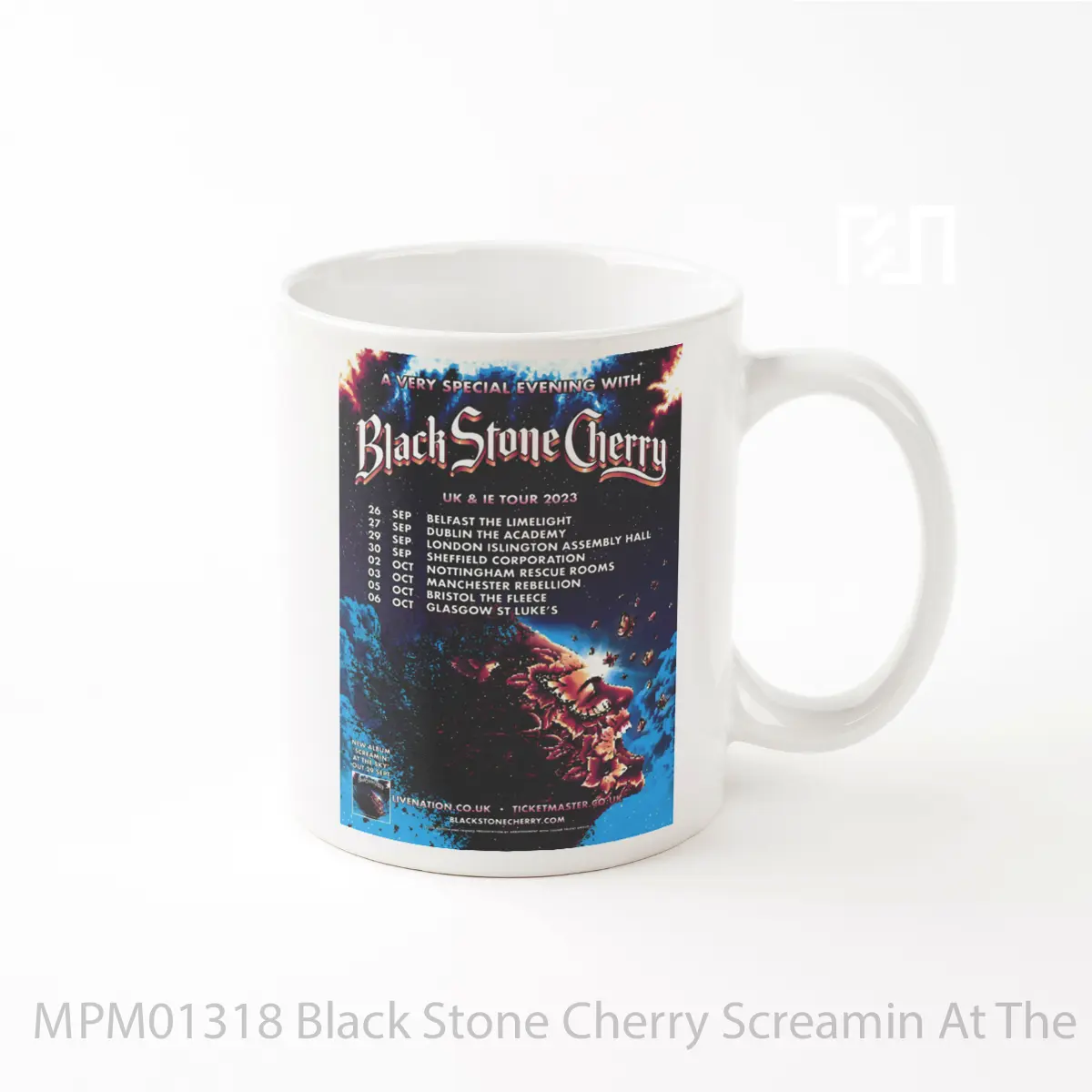 Mug Black Stone Cherry Screamin At The Sky Uk Tour 2023 MPM01318