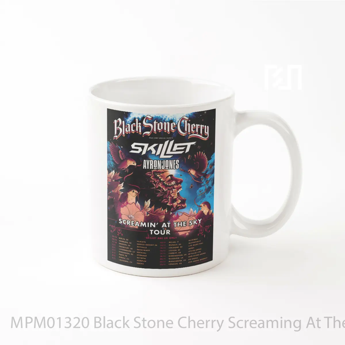 Mug Black Stone Cherry Screaming At The Sky 2024 Uk MPM01320