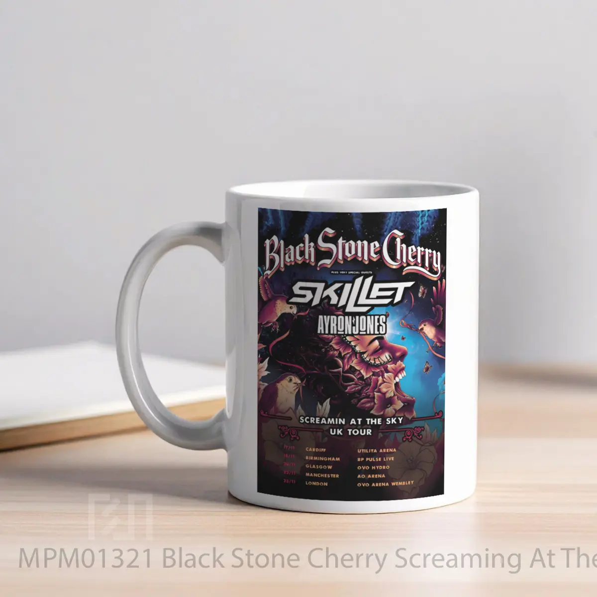 Mug Black Stone Cherry Screaming At The Sky Uk Arena Tour 2024 MPM01321 - All-side / Desain