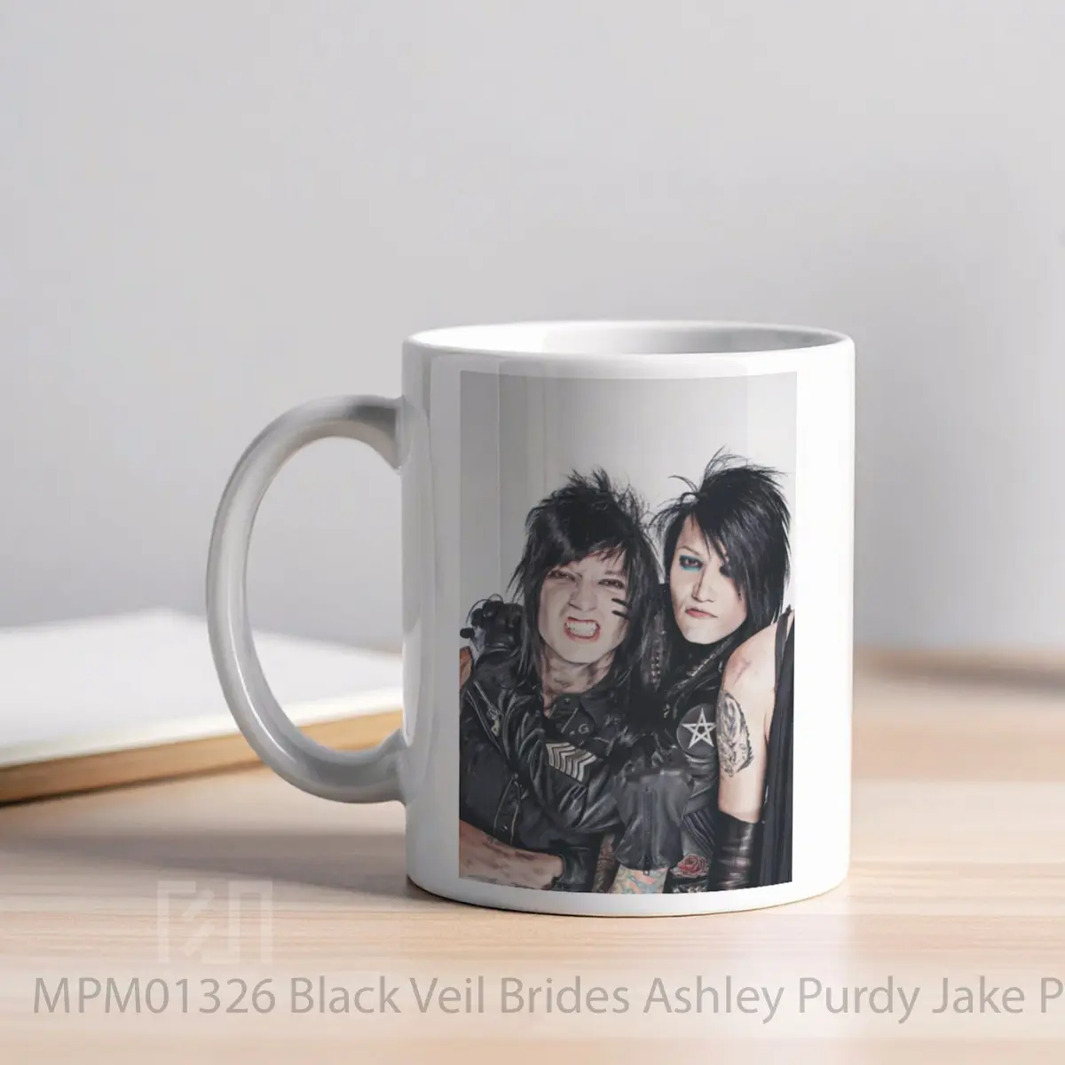 Mug Black Veil Brides Ashley Purdy Jake Pitts MPM01326 - All-side / Desain