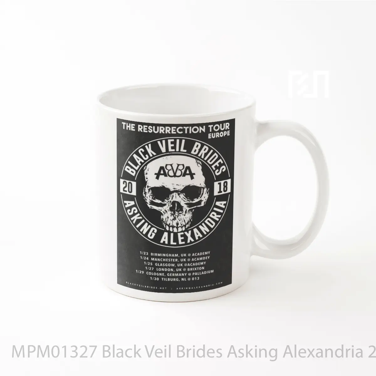 Mug Black Veil Brides Asking Alexandria 2018 Uk Euro MPM01327