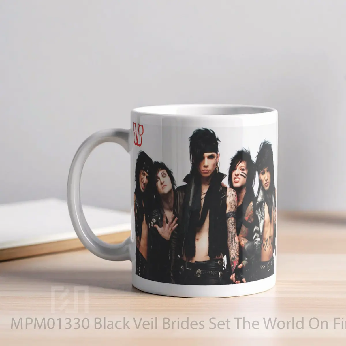Mug Black Veil Brides Set The World On Fire 1 MPM01330 - All-side / Desain