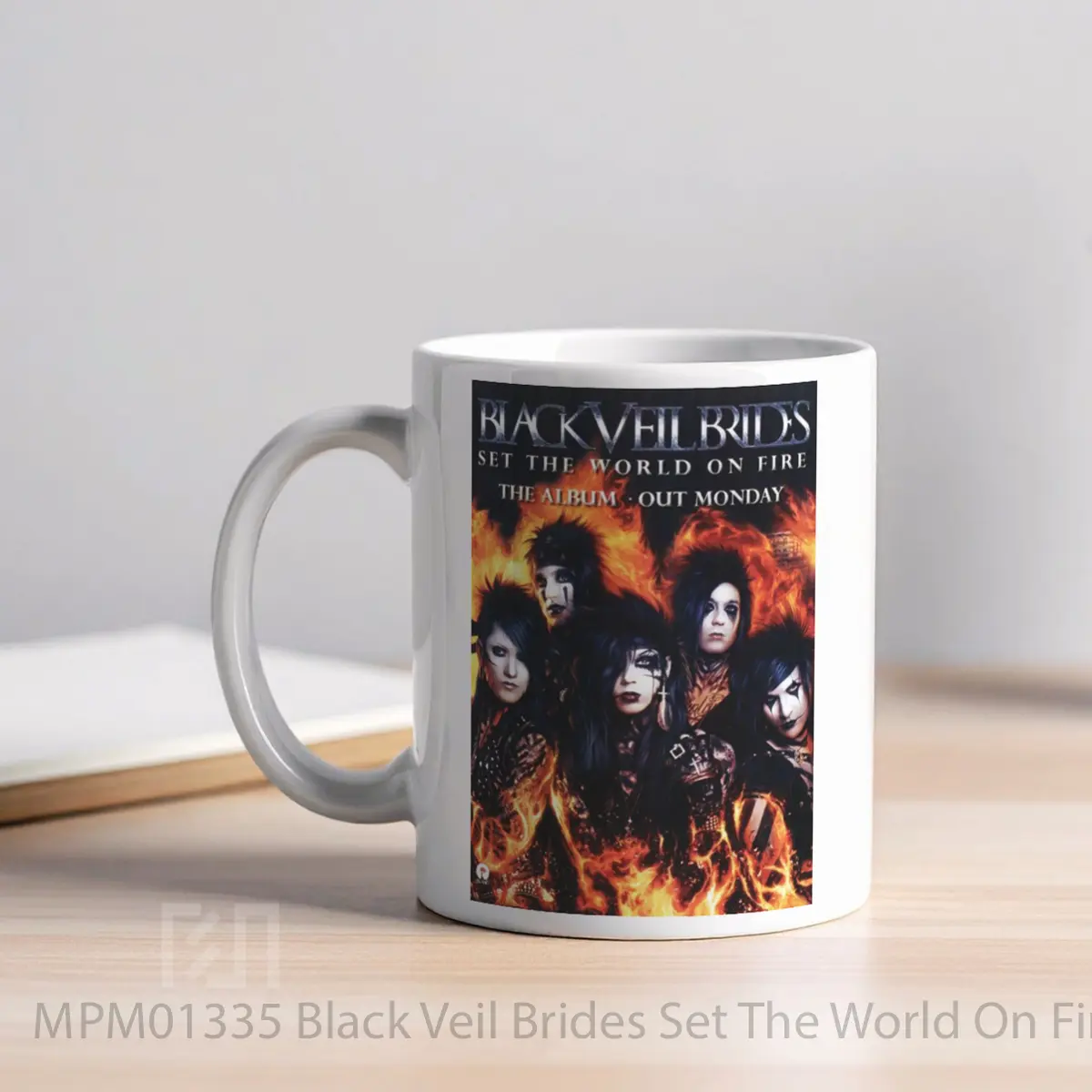 Mug Black Veil Brides Set The World On Fire 3 MPM01335 - All-side / Desain